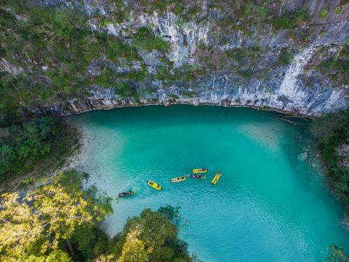 Caiaque Duck no Cânion do Salobra