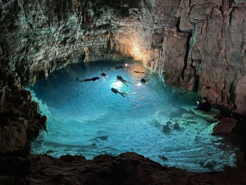 Gruta do Mimoso - Flutuação
