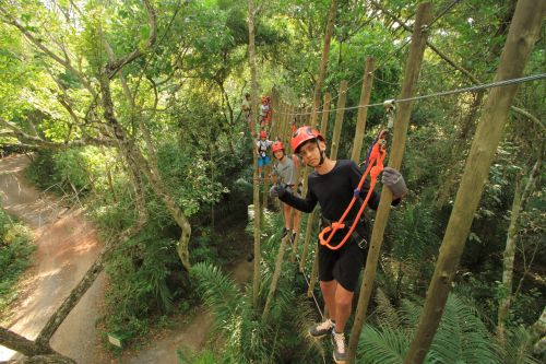 Cabanas Aventura Combo (Arvorismo + Boia Cross)